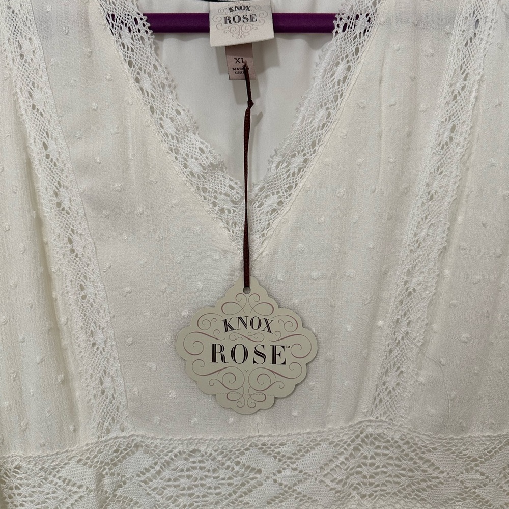 Knox Rose Cream Lace Maxi Dress - Picture 3 of 4